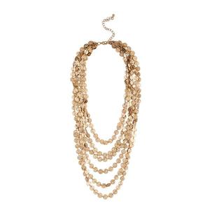 Urthn ชุบทองหลายห่วงโซ่สร้อยคอเส้นใหญ่สร้อยคอโซ่ชั้นดี1109233 - Product Image 1