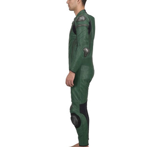 Traje de cuero moderno para motociclistas, transpirable y cómodo, material de cuero perfecto para carreras de motos y viajes. - Product Image 6