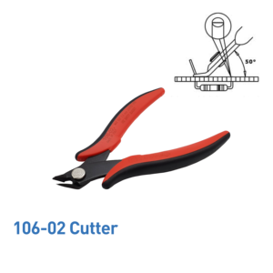 106-02 Industrial Grade Chrome Vanadium Steel Plier Cutting <b>Tool</b> with <b>Smooth</b> Jaw and 1/8 in Jaw Width - Product Image 1