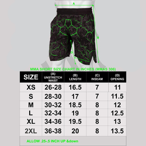 MMA Shorts pour hommes Bjj Short Gym Workout Training & Casual tissu léger Shorts pour hommes avec ceinture élastique - Product Image 4