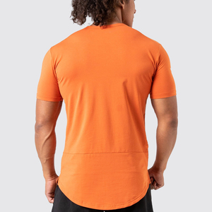 Camisetas blancas personalizadas para hombre con logo personalizado, cuello alto, manga corta, camiseta con letras impresas para hombre, ropa personalizada. - Product Image 4