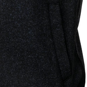 Top de punto con cremallera a cuadros a rayas con cuello levantado para hombre de invierno tela de lona a juego de colores a la moda - Product Image 5