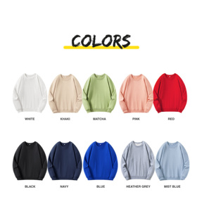 Sweat-shirt à col rond personnalisé STREETLAB, 460GSM, coton, polyester, molleton, unisexe, streetwear, pull oversize à manches longues - Product Image 4