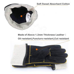 Gants de soudage de qualité supérieure 2025 Gants de soudage fabriqués en gants de soudage de haute qualité - Product Image 3
