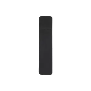 Étui à crayons en velours noir personnalisé, merchandising sur mesure - Product Image 1