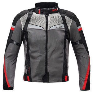 Chaqueta de moto de cuero transpirable impermeable de tendencia para hombres y mujeres Logotipo y diseño personalizados aprobados por CE - Product Image 6