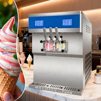 Tafelmodel soft-serve ijsmachine met dubbele compressor