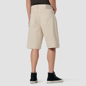 Men 90s Baggy <b>Neutral</b> Denim Short Vintage Style Loose Fit Jean Shorts for a Classic Retro Look Perfect for Casual and Streetwear - Product Image 2