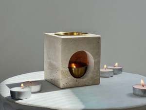 Best selling new Elegant metal gold <b>oil</b> <b>burner</b> with white marble base luxury aroma diffuser stand for home spa meditation decor - Product Image 6