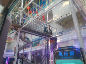 Equipo de entretenimiento para patio interior, diseño de tema de plástico duradero, ciudad <span class=keywords><strong>estrella</strong></span> para centro comercial, escuela, guardería - Product Image 5