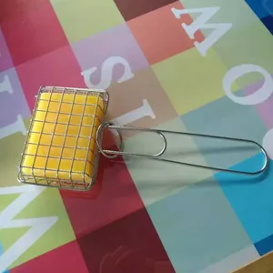 Welded Stainless Steel Metal Kitchen Soap Cage Shaker Filter <b>Basket</b> to Create Suds for Washing Dish - Product Image 2