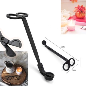 Venta directa de fábrica, juego de accesorios para velas 3 en 1 con revestimiento negro, recortador de mecha, cucharón de mecha, MOQ bajo - Product Image 5