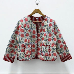 Veste courte brodée de style bohème indien Veste courte brodée Suzani Bomber Suzani Veste femme pour femme - Product Image 1