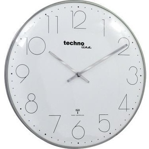 Technoline WT 8240 40cm Metal Wall <b>Clock</b>-<b>Radio</b> Controlled - Product Image 1