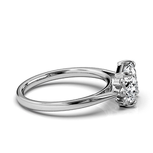 Infinite Bliss 14K 18K Anillo de compromiso de oro sólido Joyería fina Banda de Boda nupcial personalizada para mujer - Product Image 6