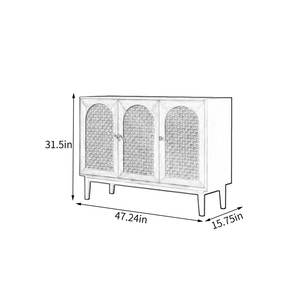 47.24 ''extensible moderne buffet armoire meubles en bois pour la maison salon salle à manger ou hôpital utiliser un design polyvalent - Product Image 6