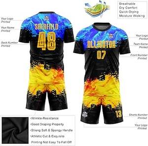 Nouvelle saison maillot de football équipe de club maillot de football ensemble maillot de qualité chemises uniformes de football personnalisées - Product Image 3