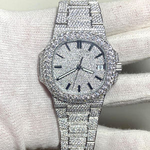 Premium Quality Top Quality Diamond Lab Grown Watch on Factory Price DEF Diamond Iced Out Watch - Product Image 6