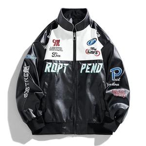 แจ็คเก็ตหนังสำหรับขี่มอเตอร์ไซค์สำหรับผู้ชาย, เสื้อโค้ทกันน้ำเสื้อโค้ทผู้ชายเสื้อแจ็กเก็ตบุรุษจริงสำหรับฤดูใบไม้ร่วงและฤดูหนาว - Product Image 1