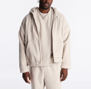 Sweat à capuche oversize pour homme, 100% coton, épaules tombantes, automne, écologique, coupe-vent - Product Image 1