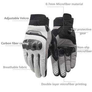 Guantes de Motociclismo Personalizados, Transpirables, de Protección Completa, de Goma, para Motocicleta y Motocross - Product Image 5
