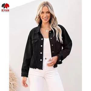Veste en jean moderne pour femmes, adaptée aux tenues décontractées et aux activités de plein air, offrant un confort durable - Product Image 6