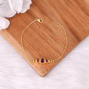 Natural Multi Tourmaline Handmade <b>Boho</b> <b>Bracelet</b> 925 Sterling Silver Gold Plated Jewelry Minimalist <b>Bracelet</b> Wedding Gift - Product Image 4