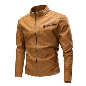 Veste en cuir grande taille de haute qualité pour hommes, vêtements d'extérieur coupe-vent, fermeture à glissière, vêtements de course automobile respirants - Product Image 4