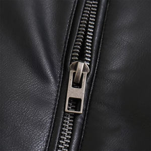 2024 Otoño Invierno mujer High Street moda corta motocicleta piloto chaqueta abrigo versátil Faux cuero soporte cuello bordado - Product Image 6