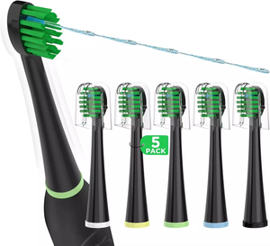 Advanced Nylon Brush <b>Head</b> Replacement for Deep Clean Electric <b>Toothbrushes</b> Compatible with Hotel & Household Use - Product Image 1