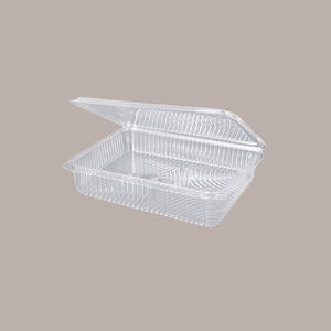 50 piezas bandeja PET transparente + tapa 750cc productos rectangulares para mascotas - Product Image 2