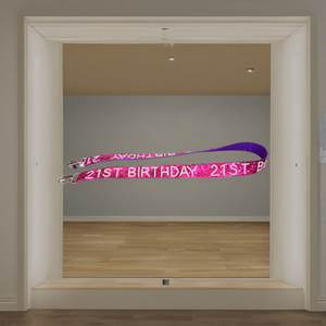 Color Rosa Brillo Feliz cumpleaños Letras Bordado Todas las lentejuelas Crossbody ligero y correas de hombro - Product Image 3