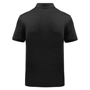Polos transpirables de alta calidad transpirables con estampado completo de verano de manga corta Polos casuales de moda para hombres - Product Image 2