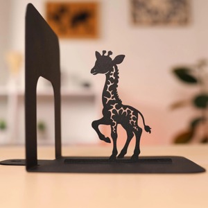 Giraffe <b>Book</b> Ends Ideal For Organizing <b>Books</b> Enhancing Interior Spaces And Adding A Whimsical Decorative Accent To Shelves - Product Image 5