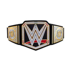 Ceintures en cuir de peau de vache de lutte professionnelle ceinture de championnat du monde de boxe personnalisée Logo OEM ceintures de championnat universelles unisexe - Product Image 1