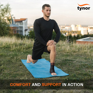 Attelle de cheville réglable à compression élastique Air Pro, respirante et légère, idéale pour le sport et l'exercice – Vente directe usine - Product Image 6
