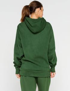 Sweat à capuche avec impression de logo personnalisable et délavé à l'acide pour femmes, coupe ajustée, prix d'usine, couleur unie, concevez votre propre sweat à capuche - Product Image 3