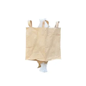 थोक FIBC उच्च गुणवत्ता पीपी जंबो बैग वियतनामी बैग FIBC 500 करने के लिए 2000 kg थोक बैग बेज या इच्छित रंग