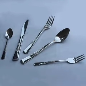 Ensemble de couverts de luxe en acier inoxydable poli miroir, respectueux de l'environnement, maintient l'apparence, nettoyage spécial, compatible lave-vaisselle, durable - Product Image 4