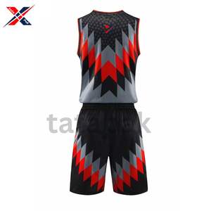 Ensemble d'uniformes de basket-ball respirants à séchage rapide de qualité d'exportation 100% polyester avec logo d'équipe personnalisé pour les sports d'été les plus vendus - Product Image 4