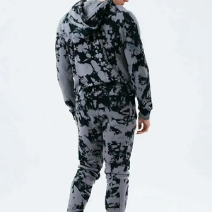 Ensemble de survêtement pour homme de qualité supérieure, lavé à l'acide, sweat-shirt et pantalon de jogging, coton lourd, streetwear, fabricant de design personnalisé - Product Image 4