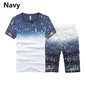Front Logo Men Short <b>Set</b> Cotton Breathable Summer Wholesale Cheap Price Adults Fashion Causal Men <b>Twin</b> <b>Sets</b> Short <b>Set</b> For Men - Product Image 4