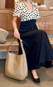 Grand sac à bandoulière en cuir véritable italien fait main avec détail de crochet sur le devant – Modèle PL597 - Product Image 5