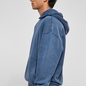 Sudaderas con capucha de lavado ácido para hombre de moda de calidad superior Sudaderas con capucha de lavado ácido de ropa de moda de talla grande - Product Image 4