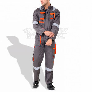 Custom Made High Visibility Reflective <b>Work</b> Coverall New Design Breathable and <b>Waterproof</b> Safety Workwear - Product Image 4