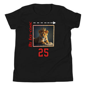 Giovane t-shirt re leone per giovani uomini oversize 300 grammi tessuto manica corta serigrafia stampata con Logo animato - Product Image 1