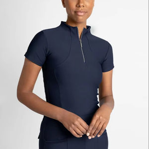 Camiseta Deportiva de Manga Corta Ligera y Transpirable para Mujer, para Entrenamiento Ecuestre, OEM - Product Image 1