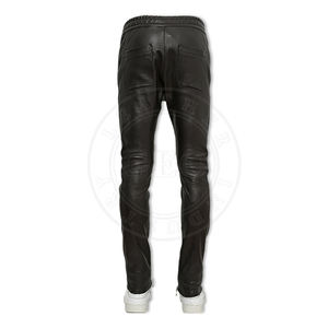 Versatile All-Weather Leather <b>Pants</b> for <b>Men</b> - Breathable & Weather-Resistant - Product Image 2