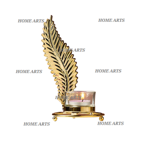 Taille et forme personnalisées Hotelware Photophore Bougeoir Design attrayant Laiton Couleur or Bougeoir votif - Product Image 1