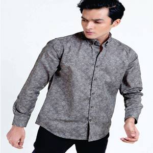 เสื้อยีนส์แขนยาวสำหรับผู้ชายเสื้อยีนส์สำหรับฤดูใบไม้ผลิ2023ออกแบบได้ตามต้องการ - Product Image 2